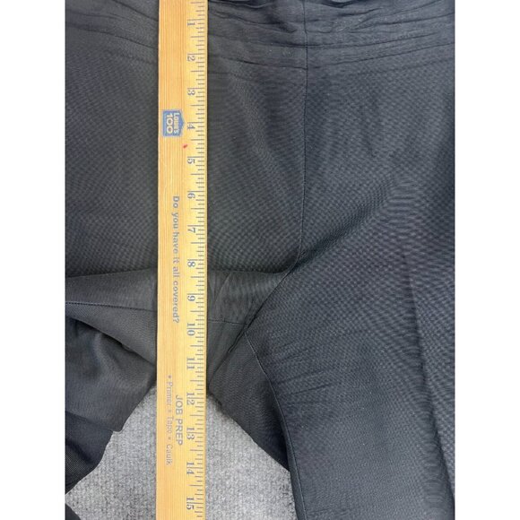 Talbots Silk Blend Dress Pants Women's 12 Curvy Pull On Cropped High Rise - Picture 6 of 11